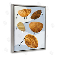 Stupell Studio | Abstract Tree Pattern Birds Geometric Shapes