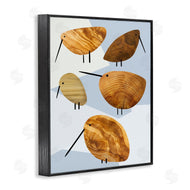 Stupell Studio | Abstract Tree Pattern Birds Geometric Shapes