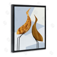 Stupell Studio | Tall Tree Pattern Birds Geometric Shapes