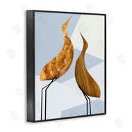 Stupell Studio | Tall Tree Pattern Birds Geometric Shapes