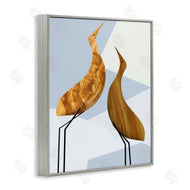 Stupell Studio | Tall Tree Pattern Birds Geometric Shapes