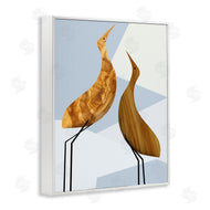 Stupell Studio | Tall Tree Pattern Birds Geometric Shapes
