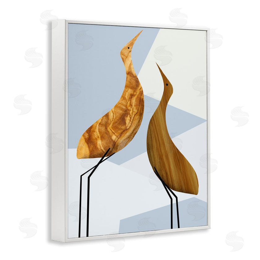 Stupell Studio | Tall Tree Pattern Birds Geometric Shapes