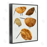 Stupell Studio | Cute Tree Patterned Birds Rustic