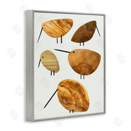 Stupell Studio | Cute Tree Patterned Birds Rustic