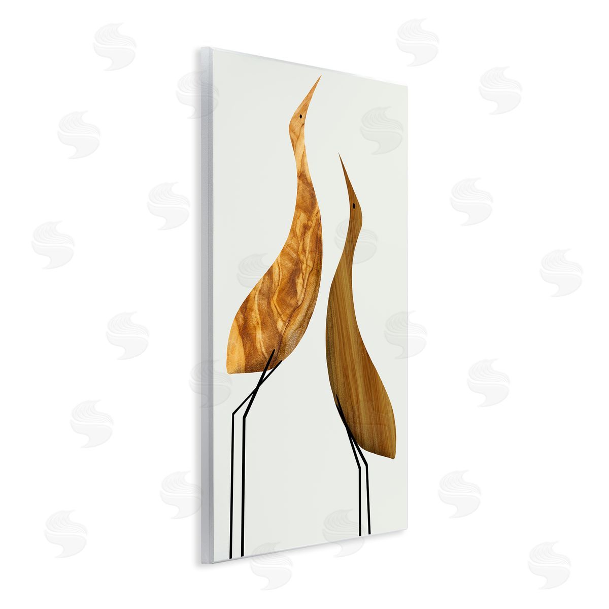 Stupell Studio Modern Rustic Tree Patterned Birds Wall Plaque Art