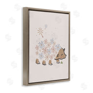 Stupell Studio | Dandelion Flower Hedgehog Cute Animal