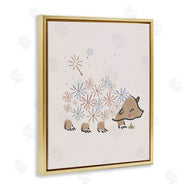 Stupell Studio | Dandelion Flower Hedgehog Cute Animal