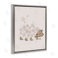 Stupell Studio | Dandelion Flower Hedgehog Cute Animal
