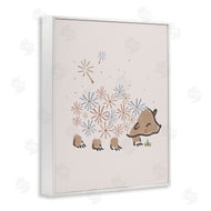 Stupell Studio | Dandelion Flower Hedgehog Cute Animal