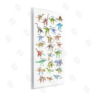 Ziwei Li | Soft Watercolor Dinosaur Chart