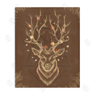 Ziwei Li | Rustic Deer Antlers Geometric Sketch