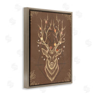Ziwei Li | Rustic Deer Antlers Geometric Sketch