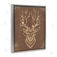 Ziwei Li | Rustic Deer Antlers Geometric Sketch