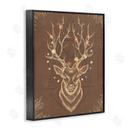 Ziwei Li | Rustic Deer Antlers Geometric Sketch