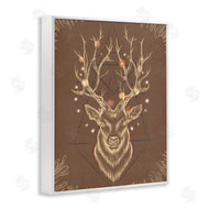 Ziwei Li | Rustic Deer Antlers Geometric Sketch
