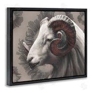 Ziwei Li | Big Horn Ram Portrait Abstract