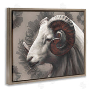 Ziwei Li | Big Horn Ram Portrait Abstract