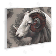 Ziwei Li | Big Horn Ram Portrait Abstract