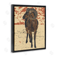 Ziwei Li | Abstract Vintage Ram Animal Horns