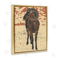 Ziwei Li | Abstract Vintage Ram Animal Horns