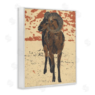 Ziwei Li | Abstract Vintage Ram Animal Horns