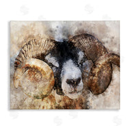 Ziwei Li | Big Horned Ram Abstract Portrait