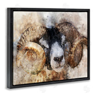 Ziwei Li | Big Horned Ram Abstract Portrait