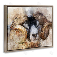 Ziwei Li | Big Horned Ram Abstract Portrait