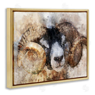 Ziwei Li | Big Horned Ram Abstract Portrait