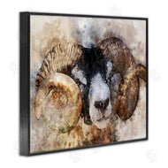 Ziwei Li | Big Horned Ram Abstract Portrait