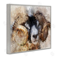 Ziwei Li | Big Horned Ram Abstract Portrait