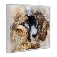 Ziwei Li | Big Horned Ram Abstract Portrait