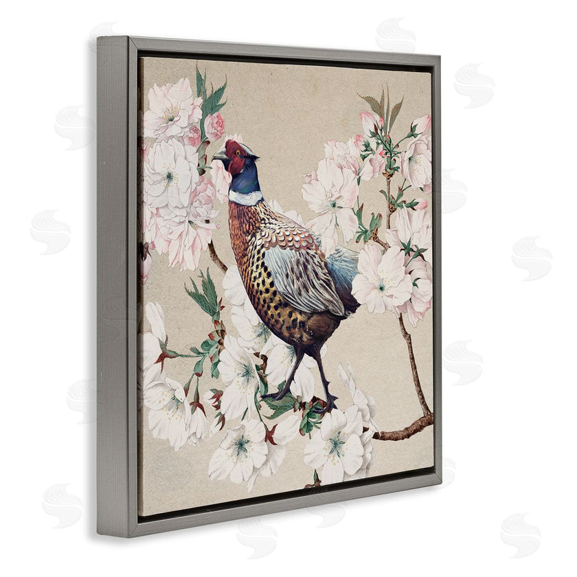 Ziwei Li | Vintage Wild Turkey Pink Tree Blossoms