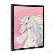 Ziwei Li | Pink Unicorn Playful Rainbow