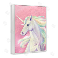Ziwei Li | Pink Unicorn Playful Rainbow