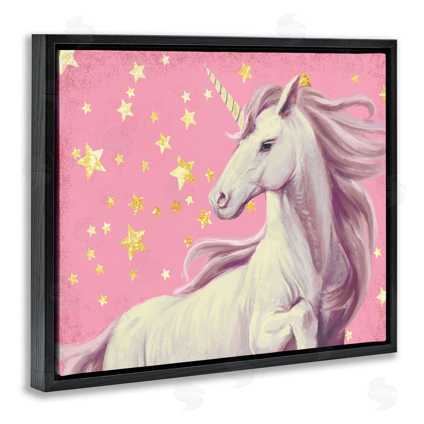 Ziwei Li | Unicorn in Pink Starry Sky