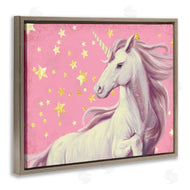 Ziwei Li | Unicorn in Pink Starry Sky