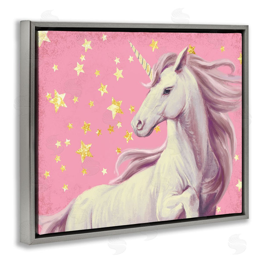 Ziwei Li | Unicorn in Pink Starry Sky