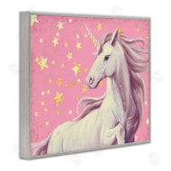 Ziwei Li | Unicorn in Pink Starry Sky