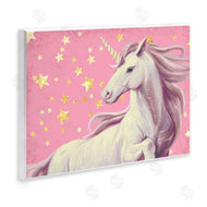 Ziwei Li | Unicorn in Pink Starry Sky