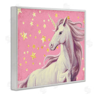 Ziwei Li | Unicorn in Pink Starry Sky