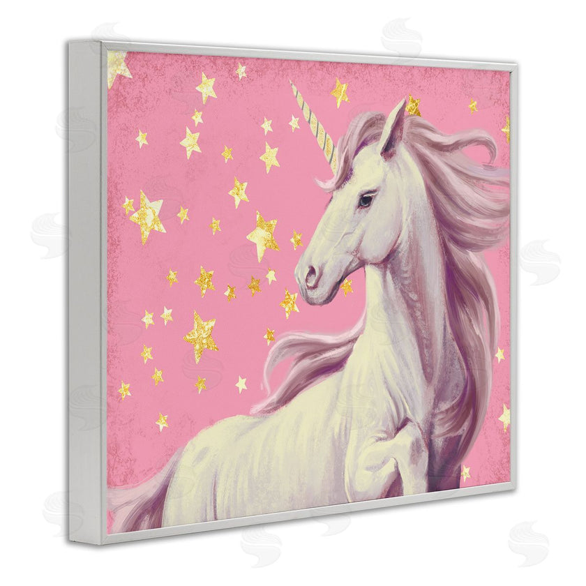 Ziwei Li | Unicorn in Pink Starry Sky