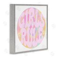 Stupell Studio | Girls Rule Pink Tie Dye