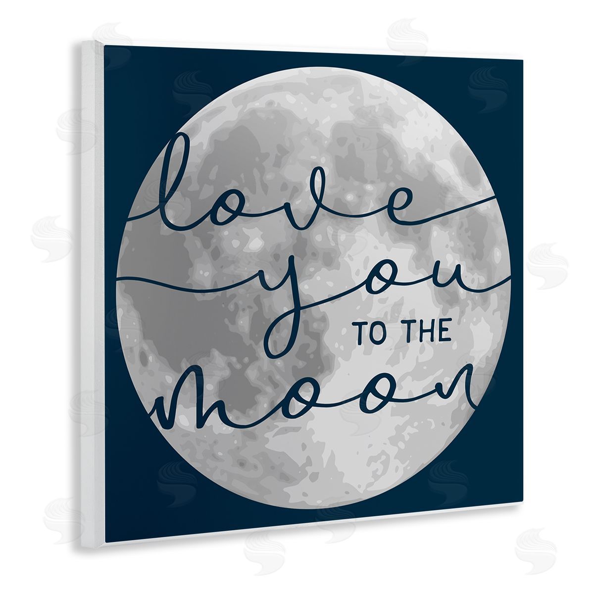Stupell Studio Love You to Moon Night Sky Wall Plaque Art
