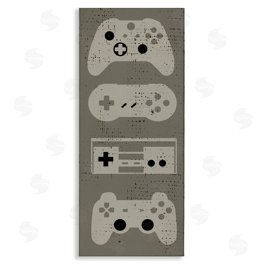 Stupell Studio | Common Game Controllers Vintage