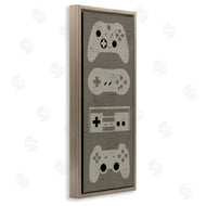 Stupell Studio | Common Game Controllers Vintage