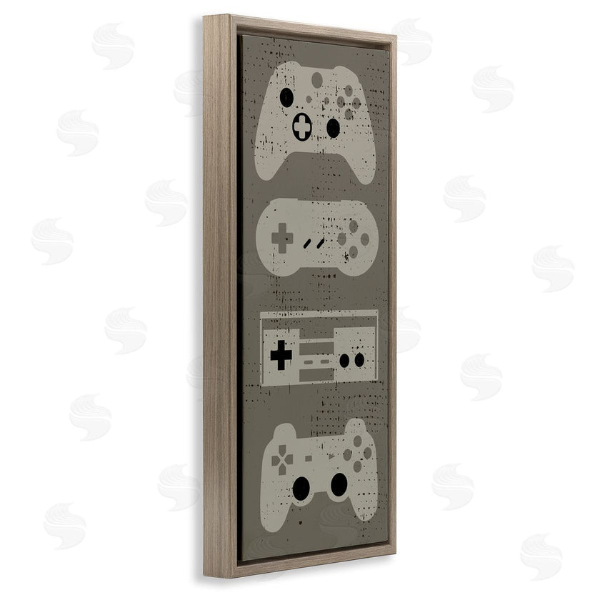 Stupell Studio | Common Game Controllers Vintage