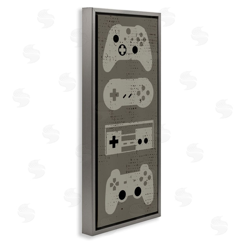 Stupell Studio | Common Game Controllers Vintage