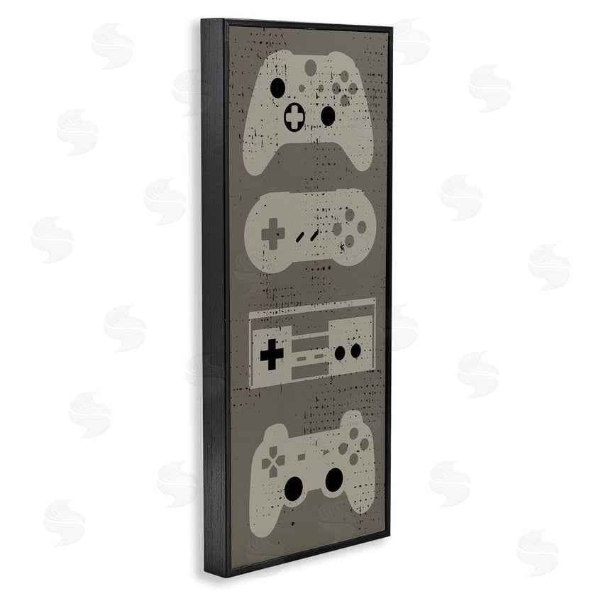 Stupell Studio | Common Game Controllers Vintage